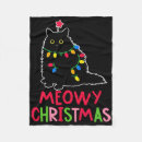 Search for christmas black cat blankets Snow