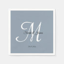 Search for monogrammed monogram initial letter napkins Party