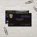 Search for thin blue line business cards Sheriff