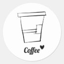 Search for coffee cup stickers Simple