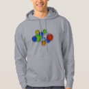 Search for orange and blue hoodies Green