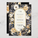Search for black and white affair invitations Simple
