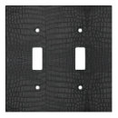 Search for leather light switch covers Black