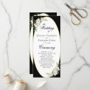 Search for vintage wedding programs Chic