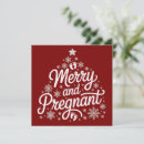 Search for pregnant holiday cards Santa