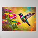 Search for abstract hummingbird art Colorful
