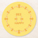 Search for honey bee coasters Happy