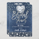 Search for denim and diamonds bridal shower invitations Modern