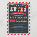 Search for circus baby shower invitations retro