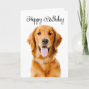 Search for golden retriever birthday cards Pet