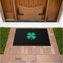 Search for irish doormats Four leaf clover