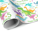 Search for dinosaur wrapping paper Cute