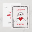 Search for sloth valentines day cards Kids
