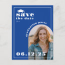 Search for save the date graduation postcards Blue