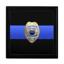 Search for blue gift boxes Police