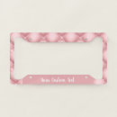 Search for diamond license plate frames Pink