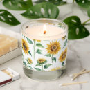 Search for sunflower candles Watercolor