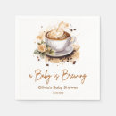 Search for coffee napkins Baby shower