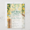 Search for enchanted bridal shower invitations Secret garden