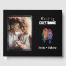 Search for gay wedding guest books Black