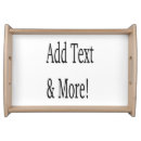 Search for logo serving trays Text