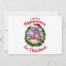 Search for hippo christmas cards Funny