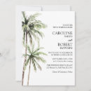 Search for palm tree wedding invitations Rustic