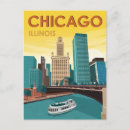 Search for chicago skyline save the dates Retro