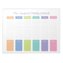 Search for weekly calendar notepads Modern