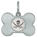 Search for pirate pet tags Skull and crossbones
