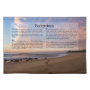 Search for footprints in the sand gifts Mat