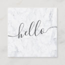 Search for hello business cards Trendy