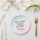 Search for gender reveal plates Tableware