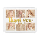 Search for graduation thank you magnets Gold