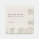 Search for quotes wedding napkins Modern