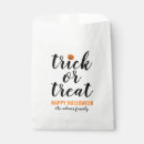 Search for trick or favor bags Halloween