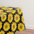 Search for the sunflower tablecloths Floral pattern