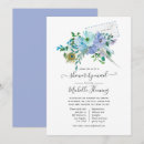 Search for peacock baby shower invitations Blue