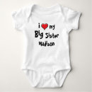 Search for i love my big sister baby clothes For kids