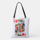 Search for playing cards tote bags Hearts