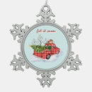 Search for red truck ornaments Retro