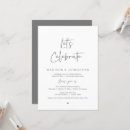 Search for lets celebrate wedding invitations Elopement