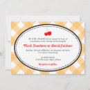 Search for picnic wedding invitations Gingham