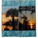 Search for palm tree shower curtains Sunrise