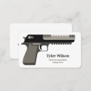 Search for gun business cards instructor