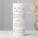 Search for memorial for ceremony wedding candles For her