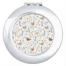 Search for floral compact mirrors Pretty