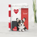 Search for corgi valentines day cards Hearts