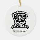 Search for miniature schnauzer ornaments Dog