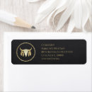 Search for skull return address labels Gold